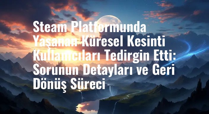 Steam Platformunda Yaşanan Küresel Kesinti Kullanıcıları Tedirgin Etti: Sorunun Detayları ve Geri Dönüş Süreci