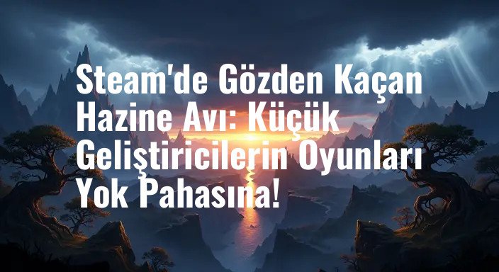 Steam'de Gözden Kaçan Hazine Avı: Küçük Geliştiricilerin Oyunları Yok Pahasına!