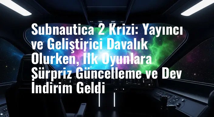 Subnautica 2 Krizi: Yayıncı ve Geliştirici Davalık Olurken, İlk Oyunlara Sürpriz Güncelleme ve Dev İndirim Geldi