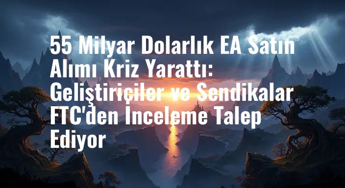 55 Milyar Dolarlık EA Satın Alımı Kriz Yarattı: Geliştiriciler ve Sendikalar FTC'den İnceleme Talep Ediyor