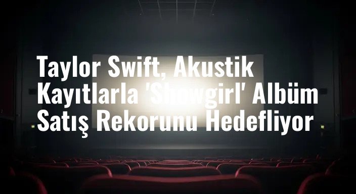 Taylor Swift, Akustik Kayıtlarla 'Showgirl' Albüm Satış Rekorunu Hedefliyor