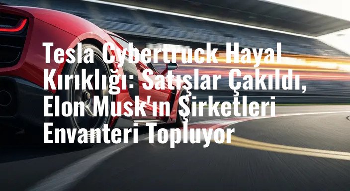Tesla Cybertruck Hayal Kırıklığı: Satışlar Çakıldı, Elon Musk'ın Şirketleri Envanteri Topluyor