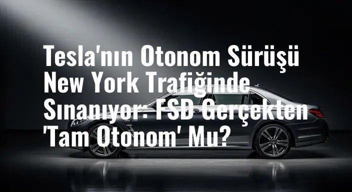 Tesla'nın Otonom Sürüşü New York Trafiğinde Sınanıyor: FSD Gerçekten 'Tam Otonom' Mu?
