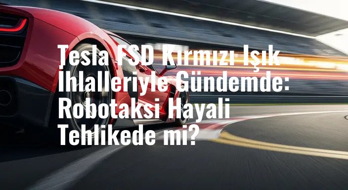 Tesla FSD Kırmızı Işık İhlalleriyle Gündemde: Robotaksi Hayali Tehlikede mi?