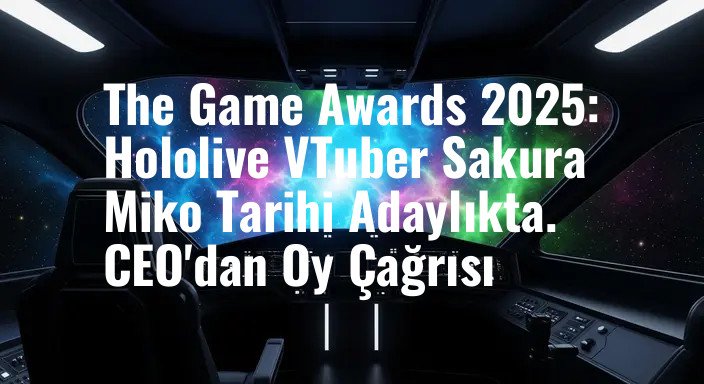 The Game Awards 2025: Hololive VTuber Sakura Miko Tarihi Adaylıkta. CEO'dan Oy Çağrısı