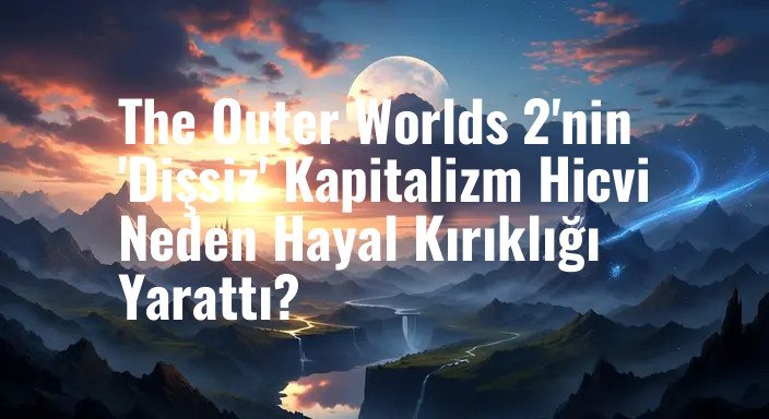 The Outer Worlds 2'nin 'Dişsiz' Kapitalizm Hicvi Neden Hayal Kırıklığı Yarattı?