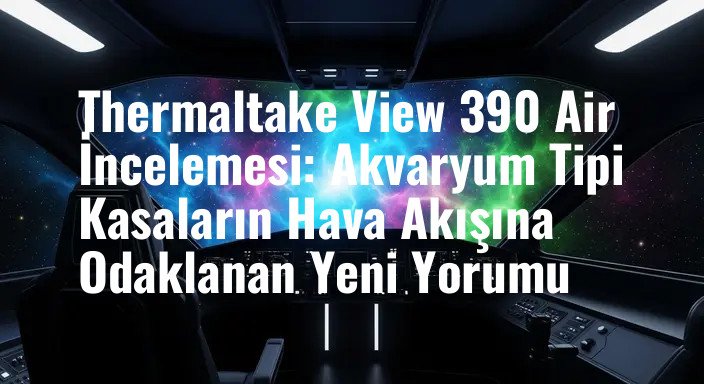 Thermaltake View 390 Air İncelemesi: Akvaryum Tipi Kasaların Hava Akışına Odaklanan Yeni Yorumu