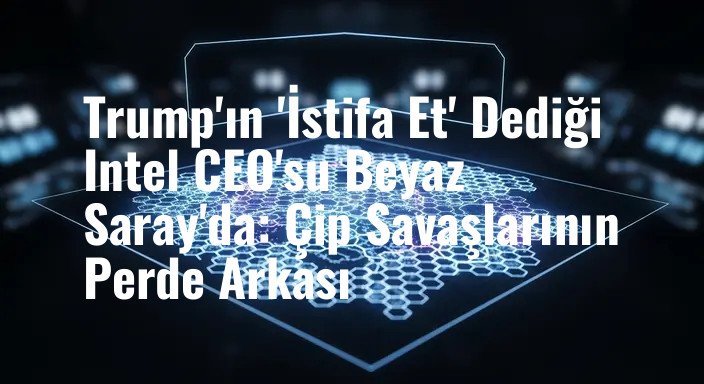 Trump'ın 'İstifa Et' Dediği Intel CEO'su Beyaz Saray'da: Çip Savaşlarının Perde Arkası