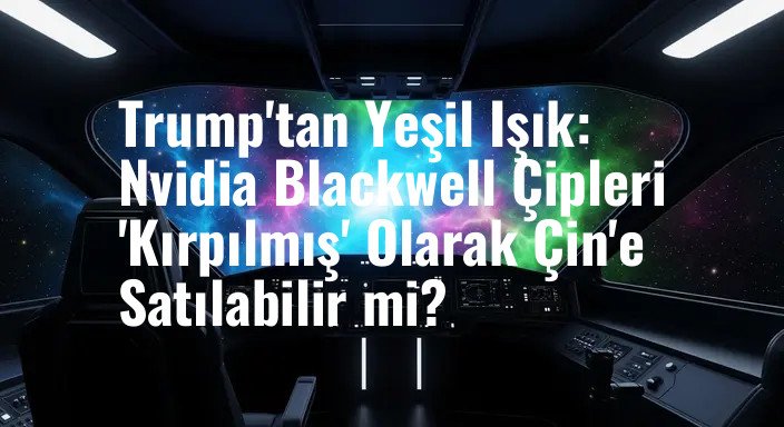 Trump'tan Yeşil Işık: Nvidia Blackwell Çipleri 'Kırpılmış' Olarak Çin'e Satılabilir mi?
