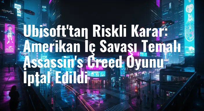 Ubisoft'tan Riskli Karar: Amerikan İç Savaşı Temalı Assassin's Creed Oyunu İptal Edildi
