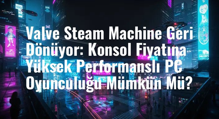 Valve Steam Machine Geri Dönüyor: Konsol Fiyatına Yüksek Performanslı PC Oyunculuğu Mümkün Mü?