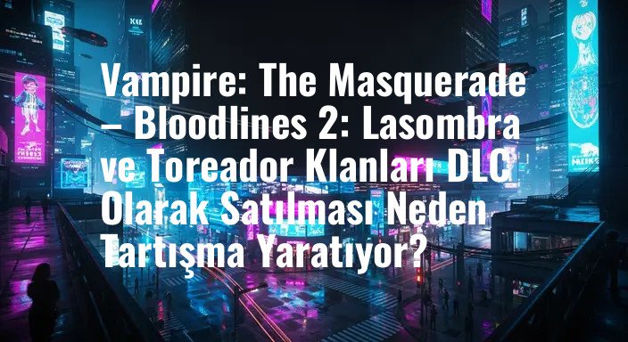 Vampire: The Masquerade – Bloodlines 2: Lasombra ve Toreador Klanları DLC Olarak Satılması Neden Tartışma Yaratıyor?
