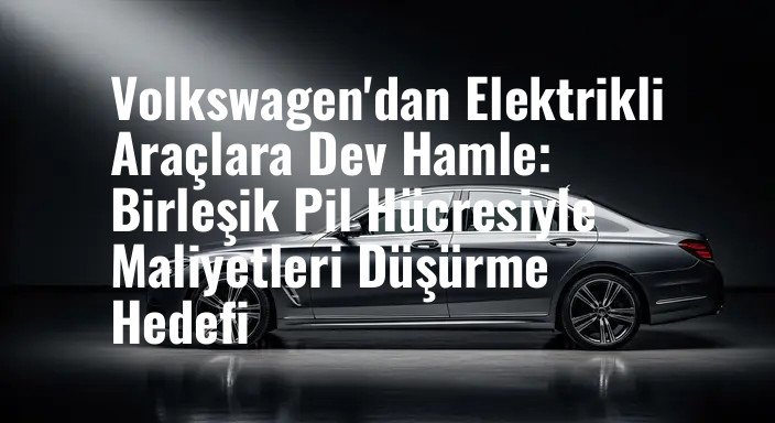 Volkswagen'dan Elektrikli Araçlara Dev Hamle: Birleşik Pil Hücresiyle Maliyetleri Düşürme Hedefi