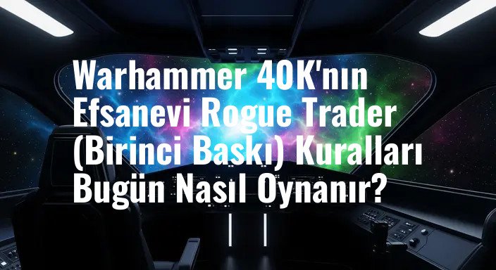 Warhammer 40K'nın Efsanevi Rogue Trader (Birinci Baskı) Kuralları Bugün Nasıl Oynanır?