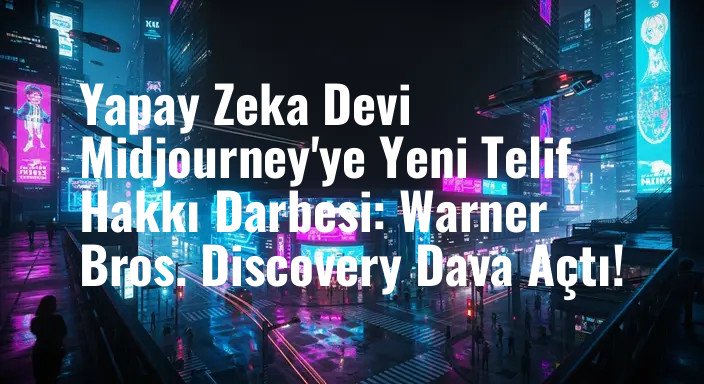 Yapay Zeka Devi Midjourney'ye Yeni Telif Hakkı Darbesi: Warner Bros. Discovery Dava Açtı!