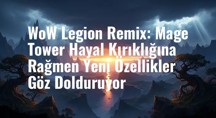 WoW Legion Remix: Mage Tower Hayal Kırıklığına Rağmen Yeni Özellikler Göz Dolduruyor