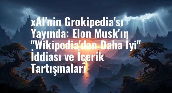 xAI'nin Grokipedia'sı Yayında: Elon Musk'ın "Wikipedia'dan Daha İyi" İddiası ve İçerik Tartışmaları