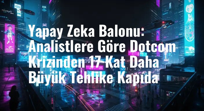 Yapay Zeka Balonu: Analistlere Göre Dotcom Krizinden 17 Kat Daha Büyük Tehlike Kapıda
