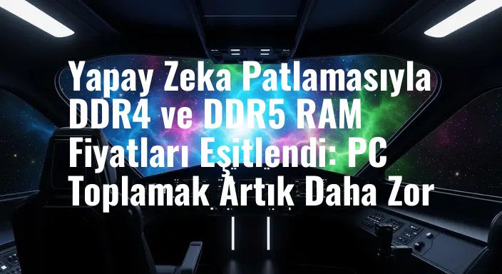 Yapay Zeka Patlamasıyla DDR4 ve DDR5 RAM Fiyatları Eşitlendi: PC Toplamak Artık Daha Zor