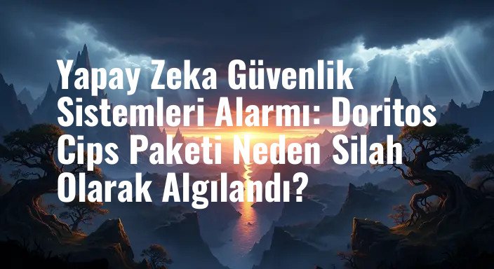 Yapay Zeka Güvenlik Sistemleri Alarmı: Doritos Cips Paketi Neden Silah Olarak Algılandı?