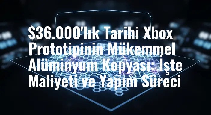 $36.000'lık Tarihi Xbox Prototipinin Mükemmel Alüminyum Kopyası: İşte Maliyeti ve Yapım Süreci